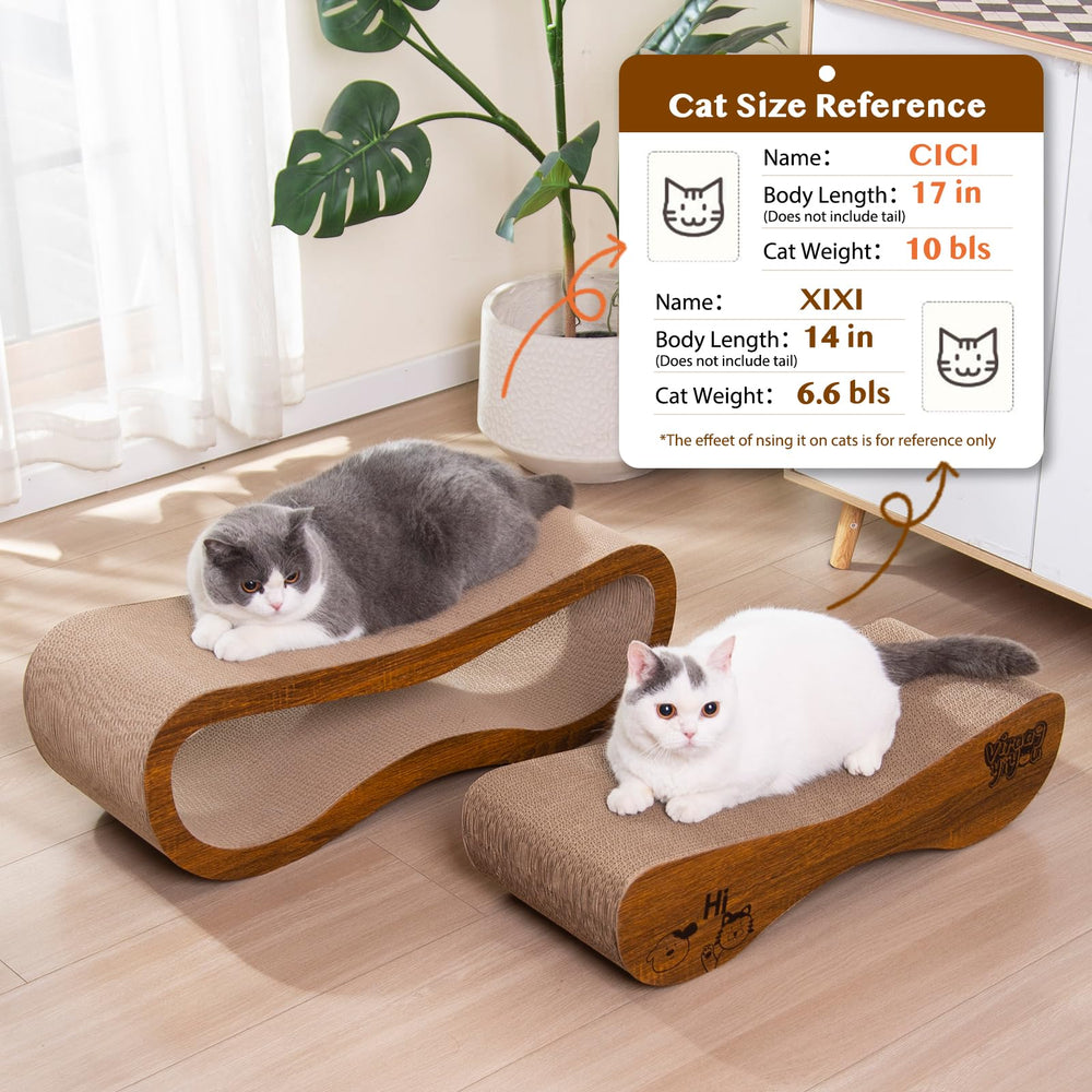 VIRAAGYIYOU cat-scratcher-non-slip-base: ensures stability during intense scratching.