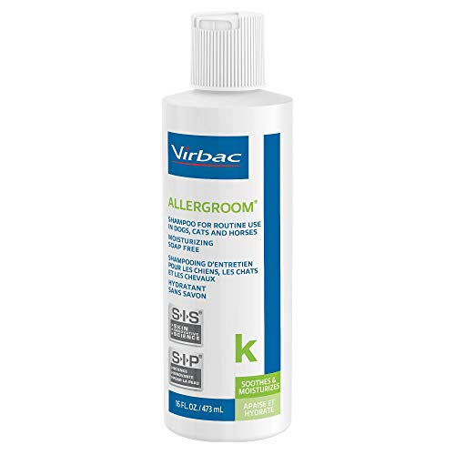 Virbac Allergroom demonstrates slow-release formula after application.