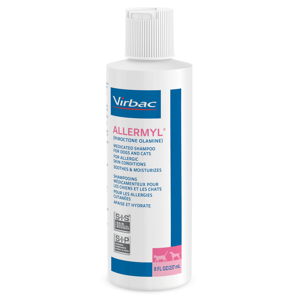 Virbac Allermyl pet bath session depicts safe, long-term use for allergic pets