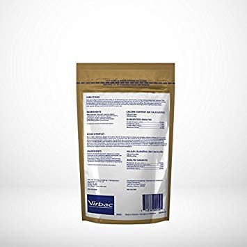 Close-up of textured chews showing abrasive surface that works with chewing action.