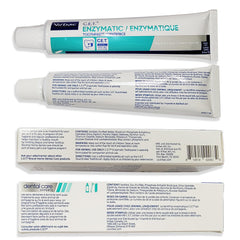 Virbac CET poultry-flavored toothpaste 2.5 oz supports enzymatic cleaning.