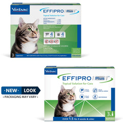 Virbac Effipro Plus drops ready for easy cat application.