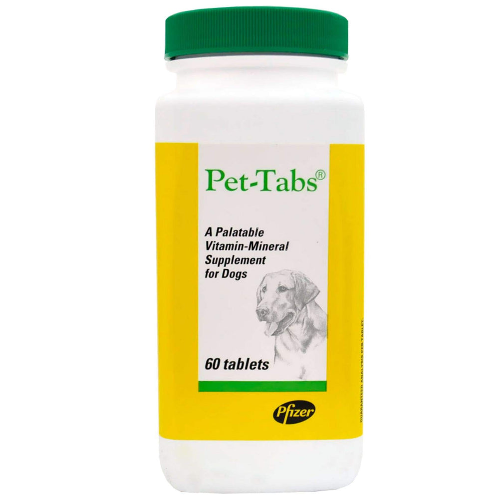 Virbac Pet Tabs Original Formula chewable tablets for daily vitamin support and energy