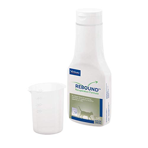 Virbac Rebound label highlights essential nutrients and hydration benefits.