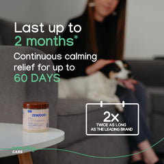Virbac Zenidog Diffuser in room supporting pet relaxation.
