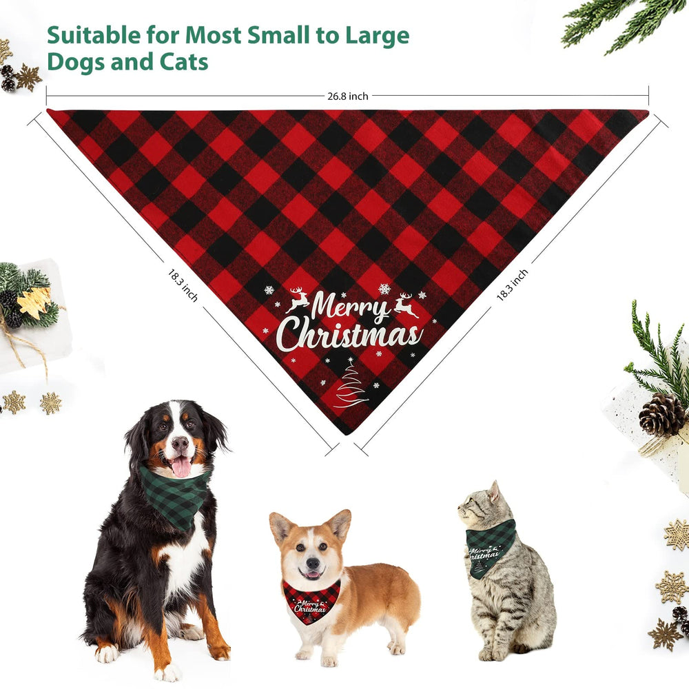 Viretec dog bandana double-sided design versatile for daily wear