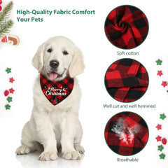 Viretec dog bandana soft cotton material breathable comfort