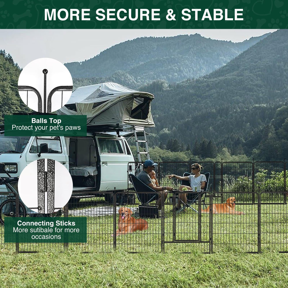 VISCOO assembly-ready fence: tool-free setup for quick configuration