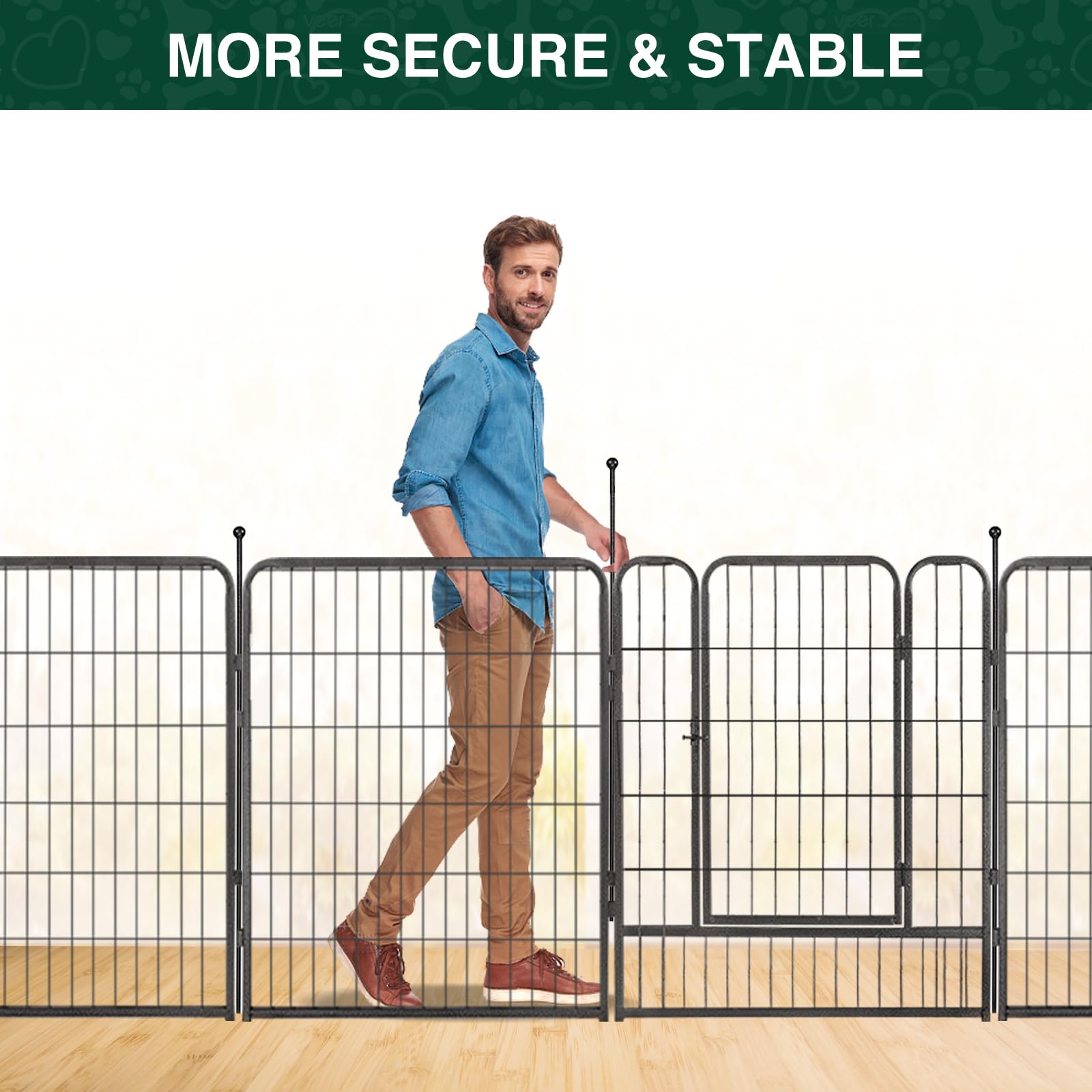 VISCOO indoor-outdoor-use fence suitable for home or yard