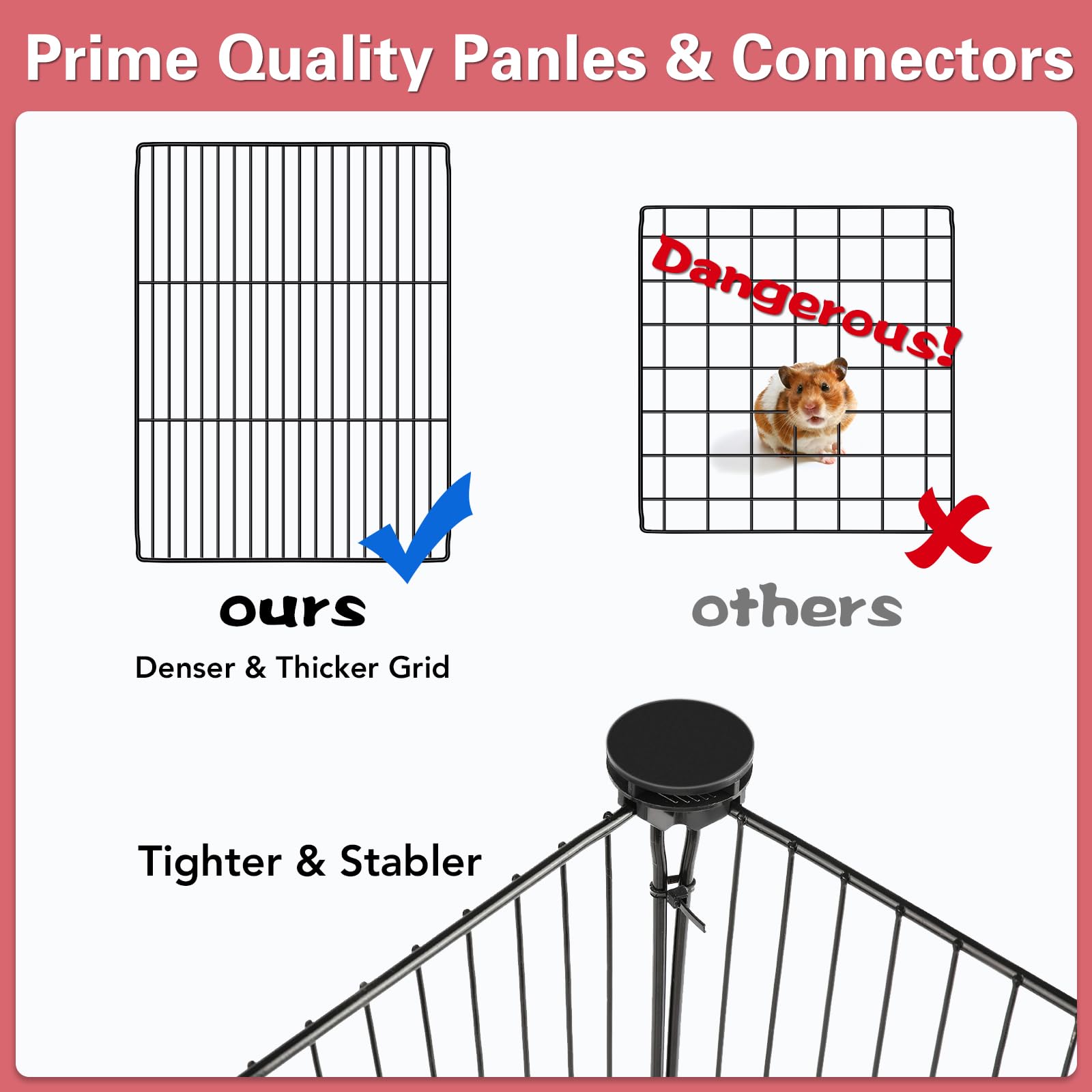 VISCOO indoor-outdoor use showcases portable, easy-to-move pet pen