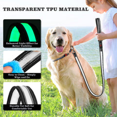 Visinite 360-degree reflective dog leash visibility from all angles