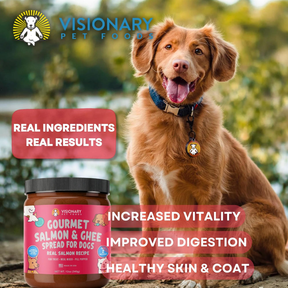 Visionary Pet Foods lick-mat-fill illustrates safe treat during playtime