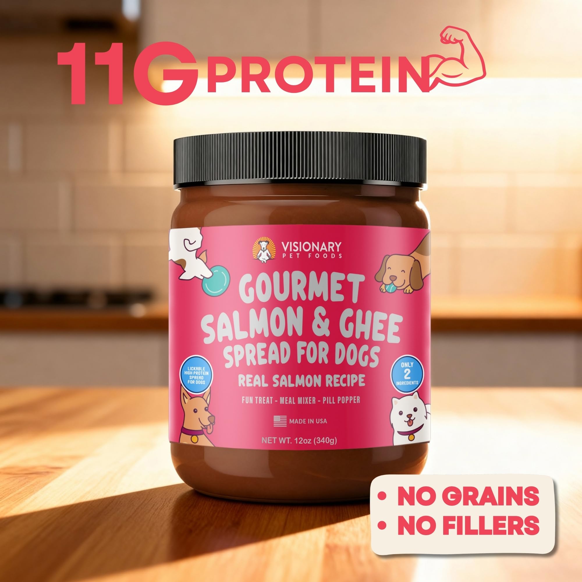 Visionary Pet Foods meal-topper-application demonstrates versatile feeding option for meals