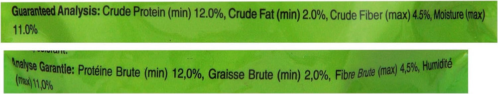 Vitakraft Carrot Slims Rabbit puffed texture close-up hints at carrot flavor and crunch.