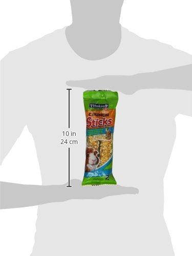 Vitakraft Crunch Sticks healthy-teeth close-up illustrating dental-supporting chewing.