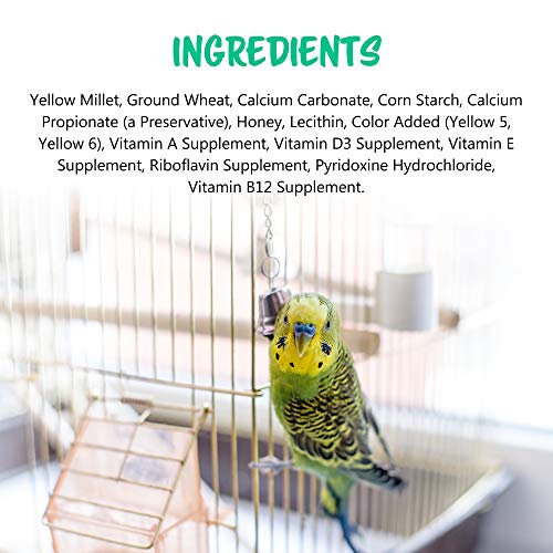Vitakraft parakeet treat stick two-pack for shared parakeet snacks