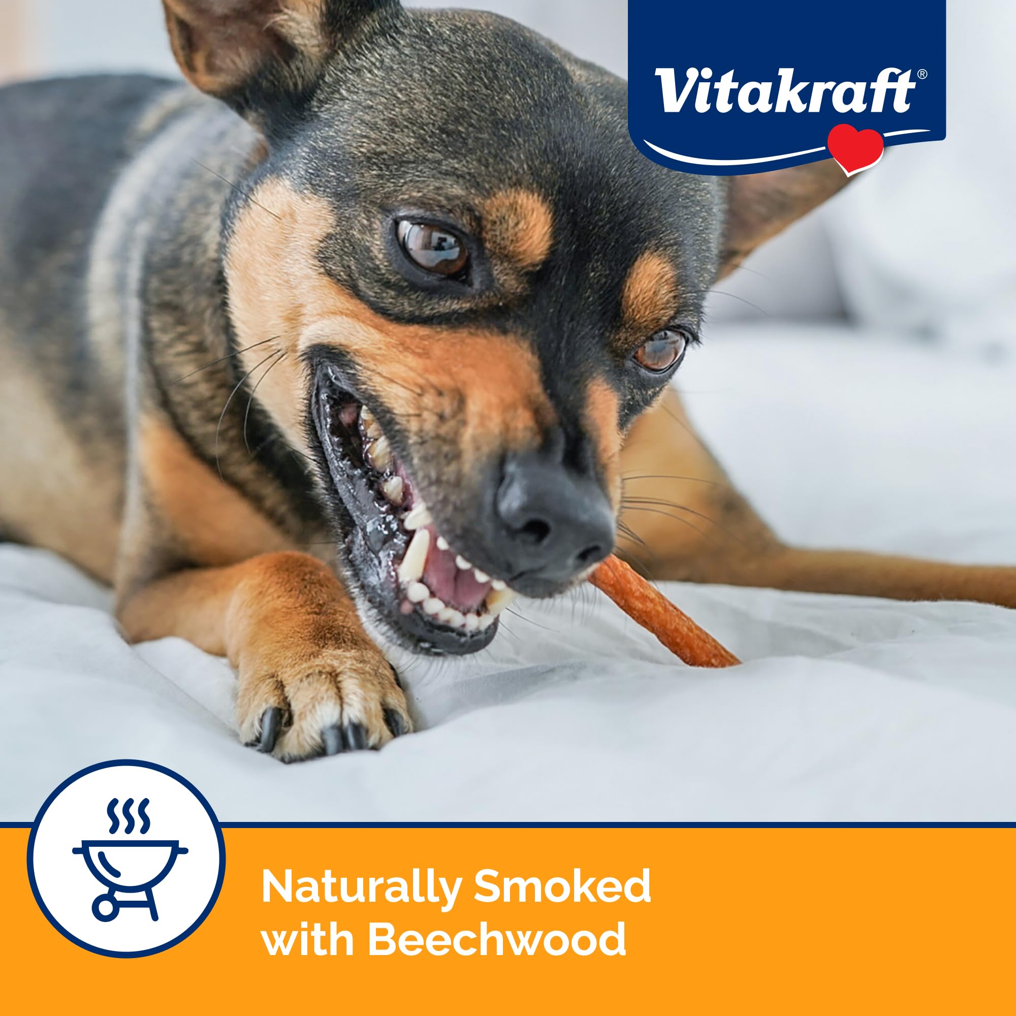 Vitakraft Treaties no artificial colors, flavors, or sugar—clean snacking.