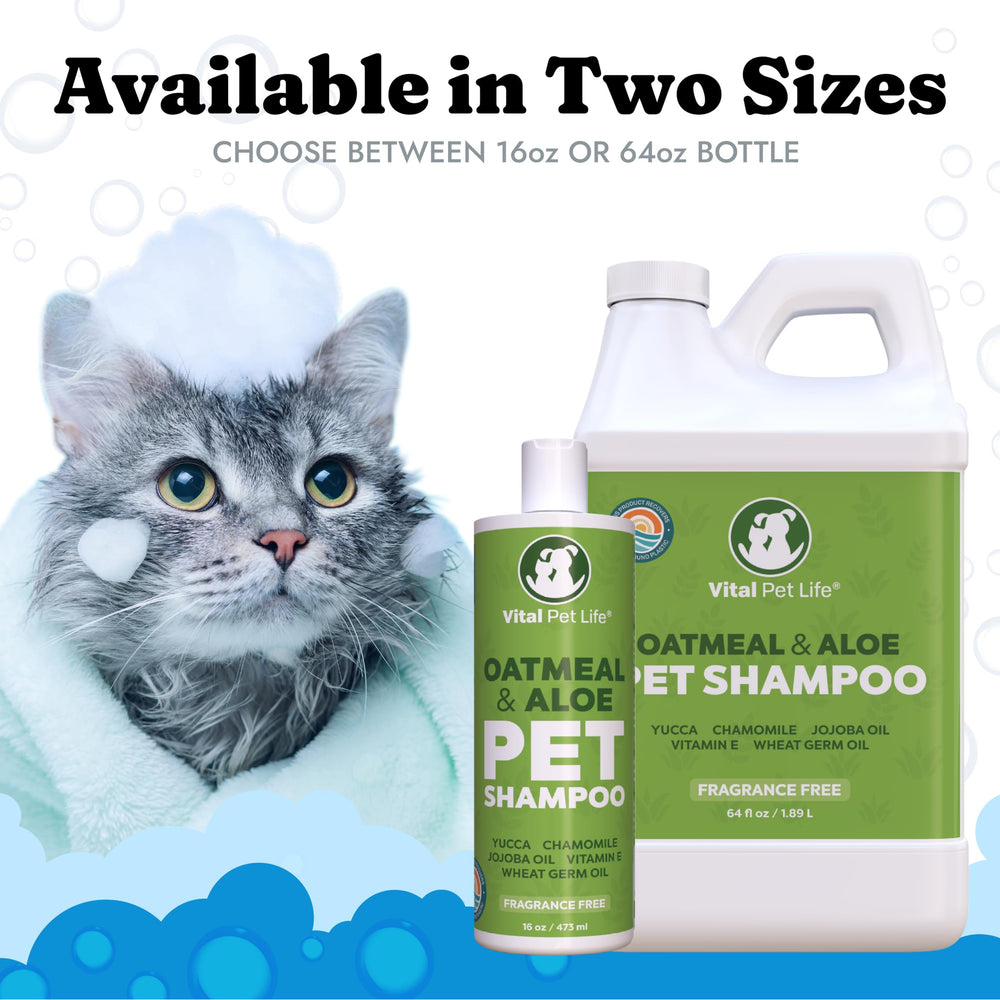 Vital Pet Life vitamin E capsule highlights nourishing fur health.