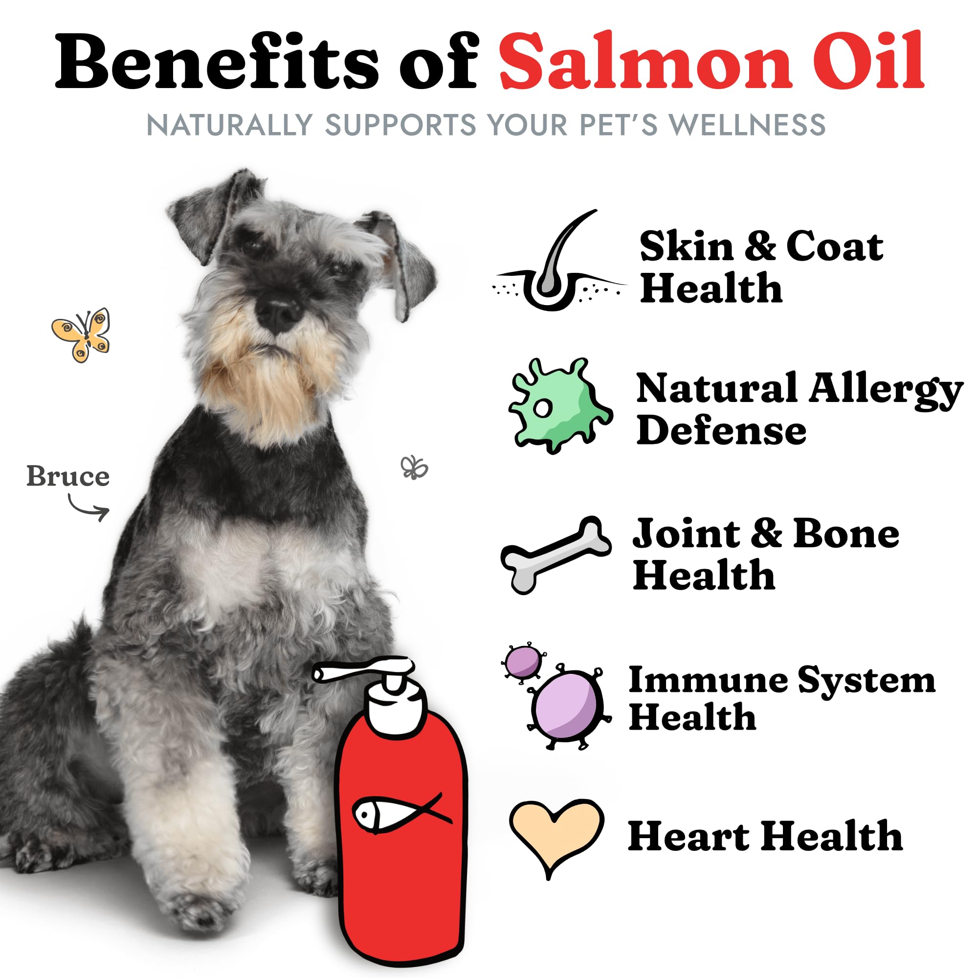 Vital Pet Life salmon oil for cats supports skin health and a radiant coat.