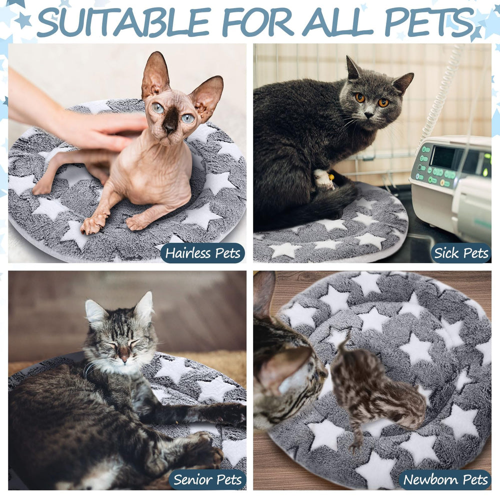 VitalCozy cat mat in a crate showing portable nap warmth for carriers.