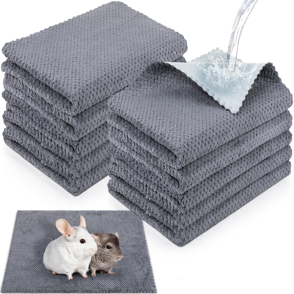 VitalCozy guinea pig cage liner 12x12 gray keeps cages dry and protected.