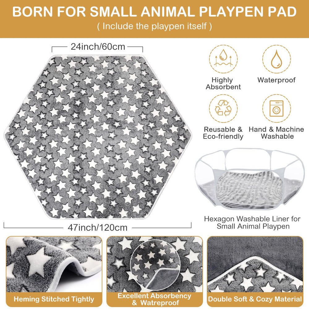 VitalCozy hamster playpen automatic opening enables quick setup for on the go.