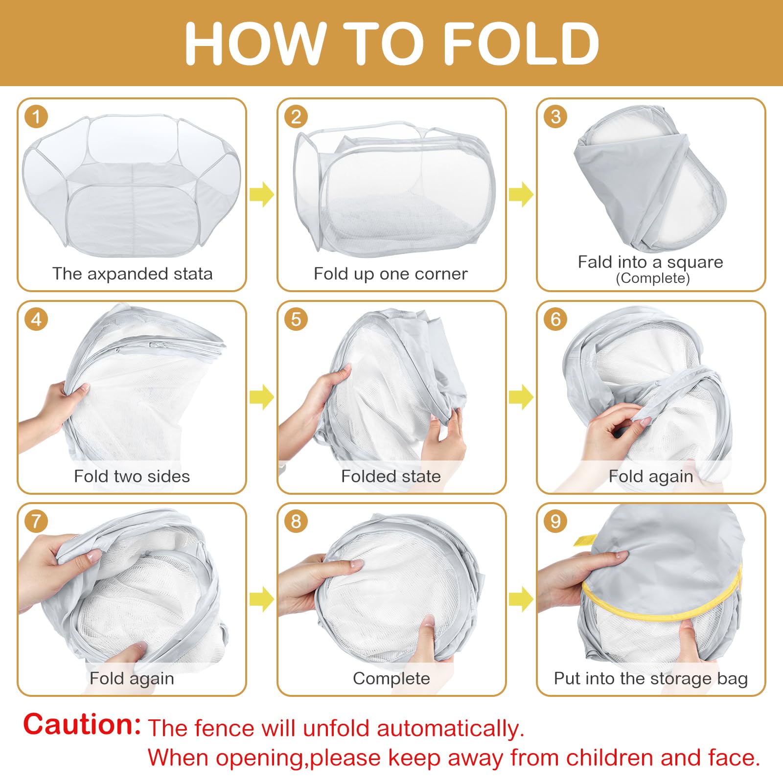VitalCozy hamster playpen hexagon layout fits multiple small animals.