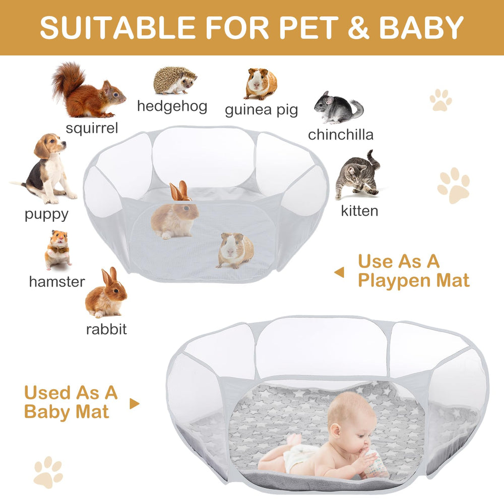 VitalCozy hamster playpen indoor and outdoor use across seasons.
