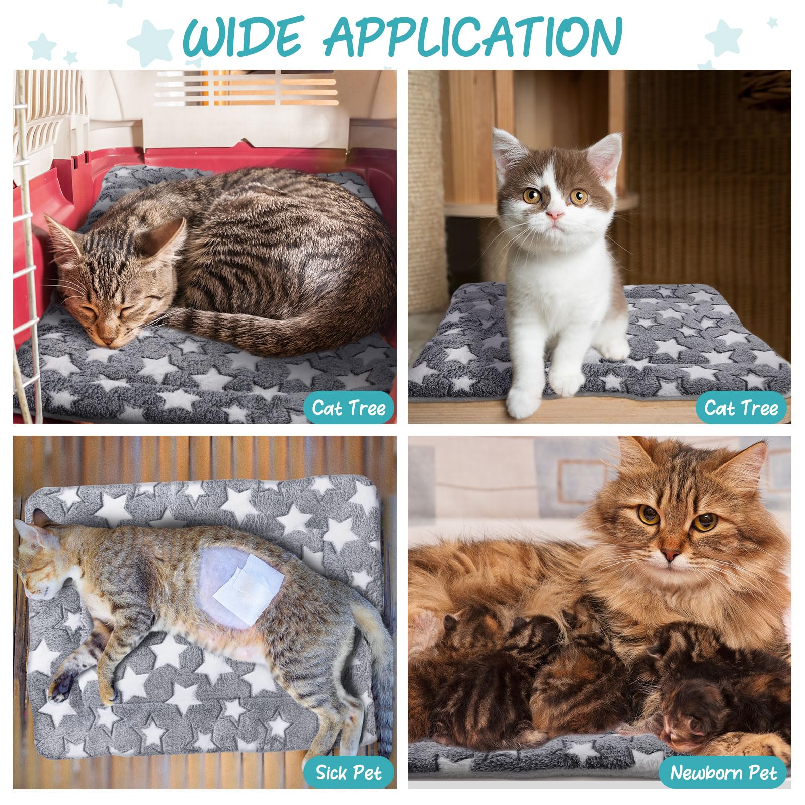 VitalCozy machine-washable cat pad stays clean after multiple washes.