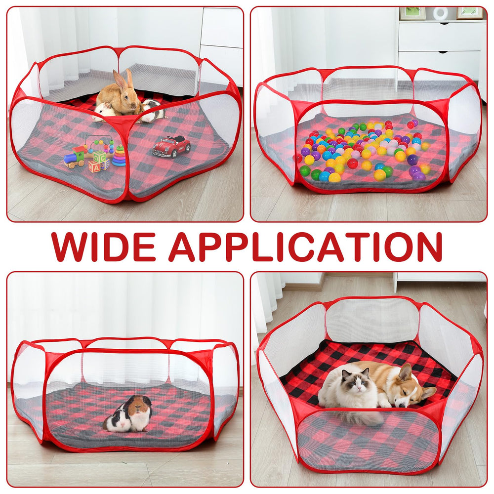 VitalCozy portable yard fence with mat supports versatile indoor and outdoor use.