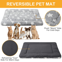 VitalCozy reversible plush-side pad for year-round pet comfort