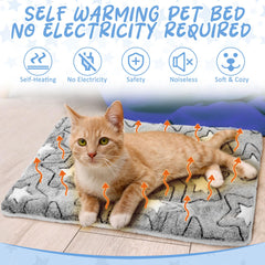 VitalCozy reversible thermal cat pad shows dual-sided warmth and versatility.