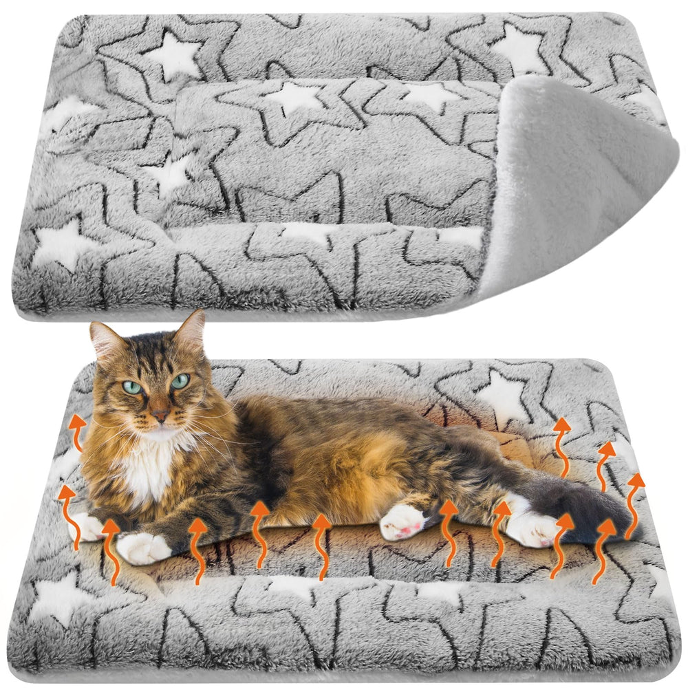 VitalCozy self-warming cat mat two-pack on flat layout for cozy naps without electricity