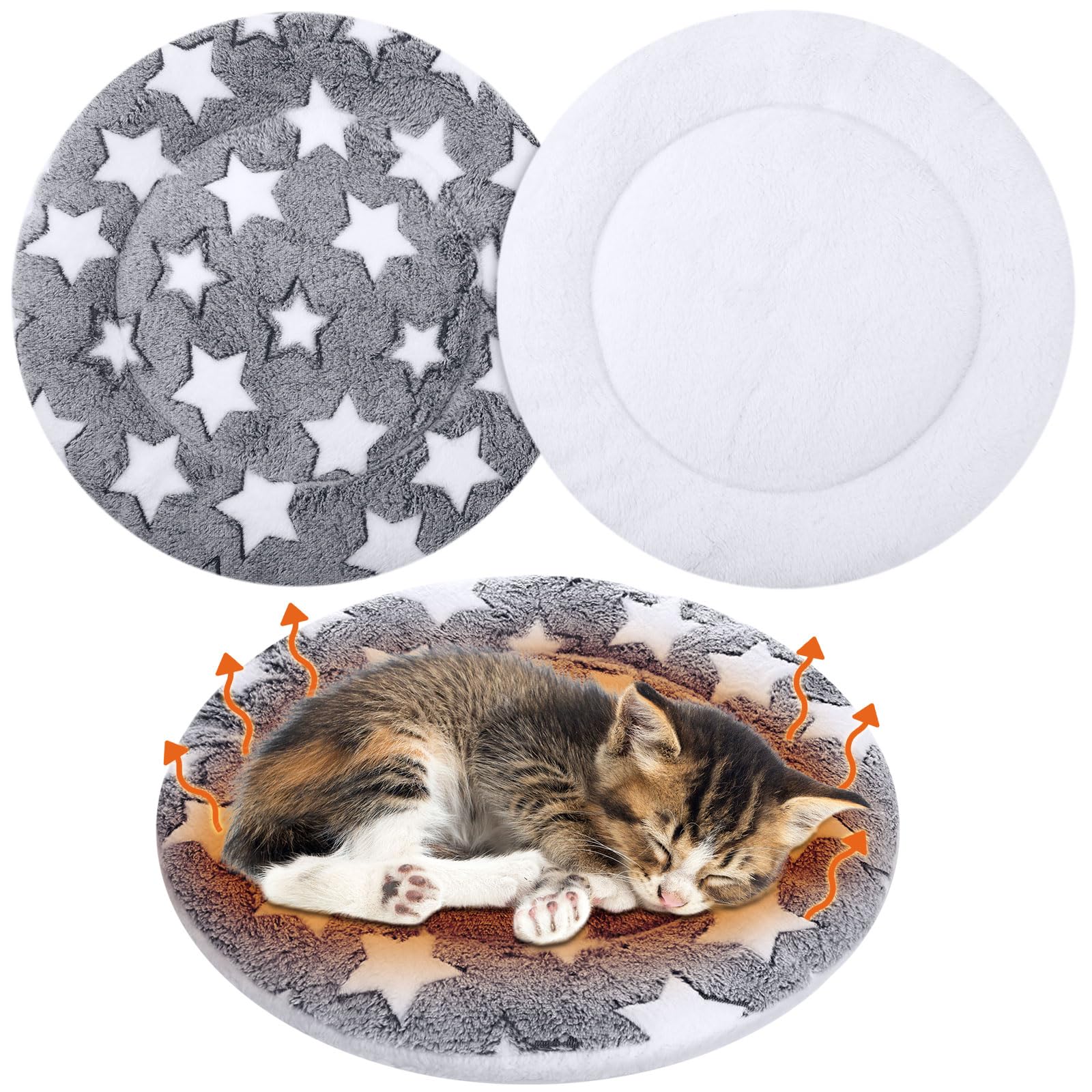 VitalCozy two-pack self-warming cat mat provides cozy warmth without electricity.