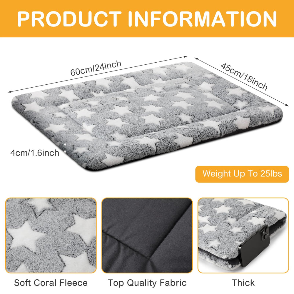 VitalCozy washable dog bed pad gray highlights easy cleaning and durability.