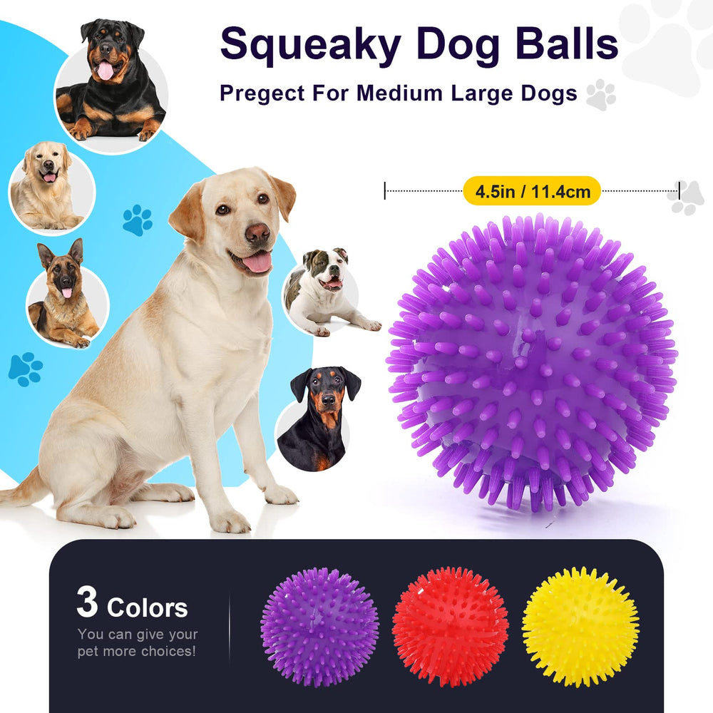 VITEVER bola dental para perros grandes, superficie espinosa ayuda a limpieza dental