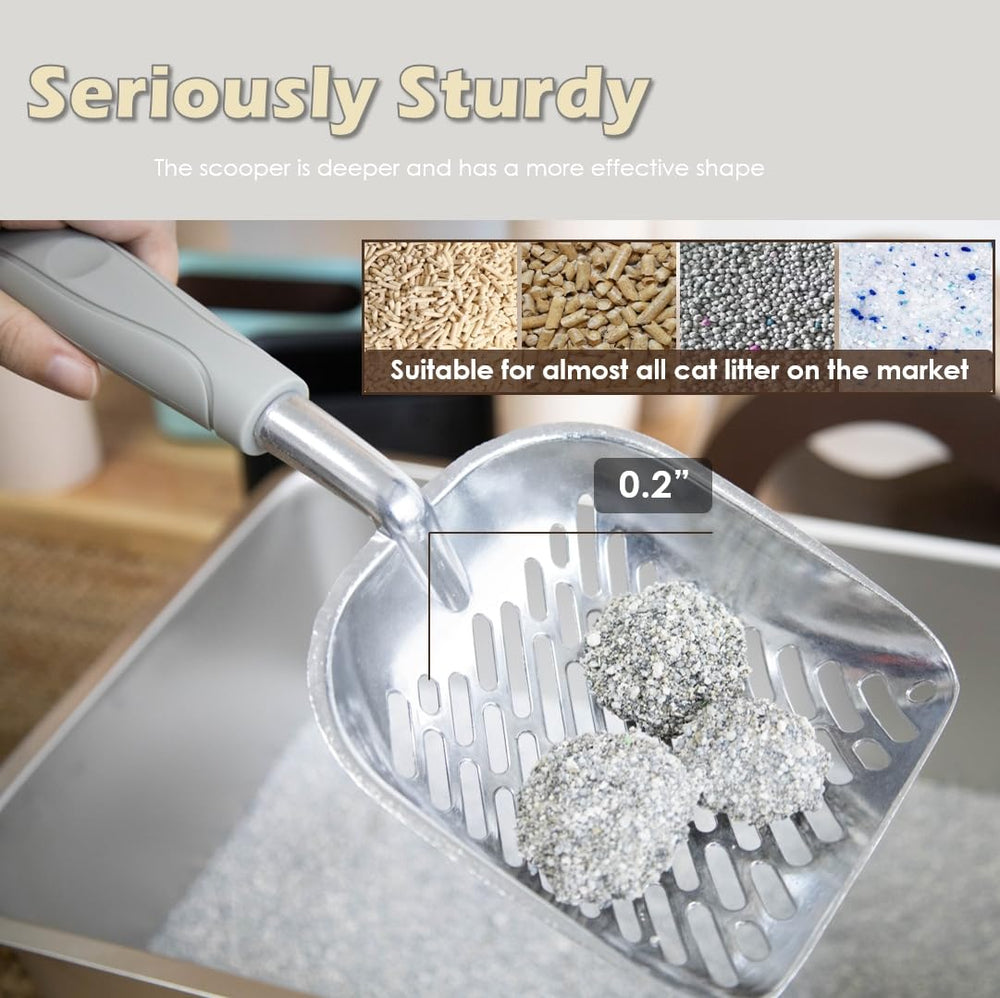 Vitisyao aluminum scoop body highlights strength and longevity.