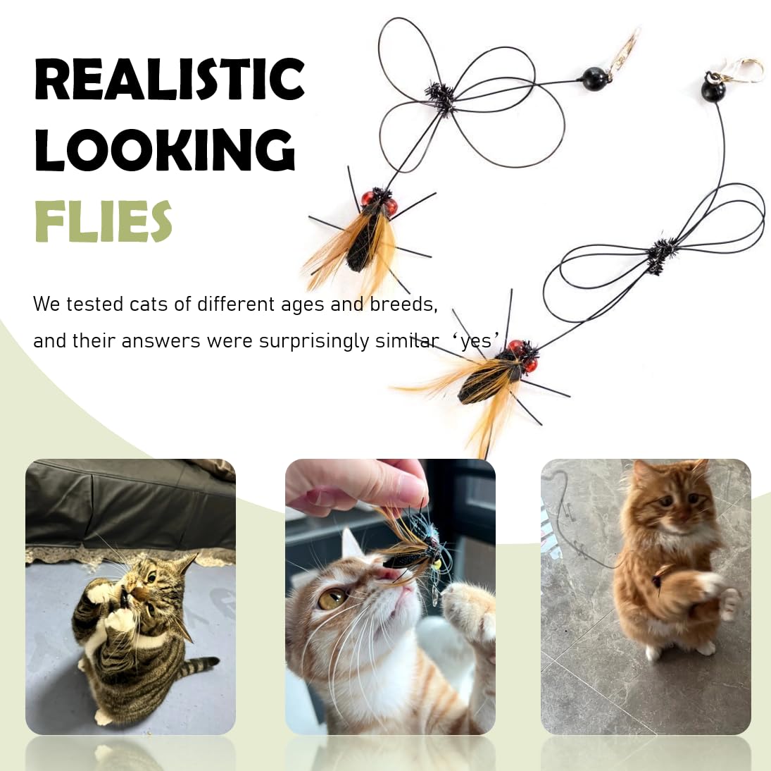 Vitisyao cat wand-compatible tease crafted for seamless attachment to any wand toy.