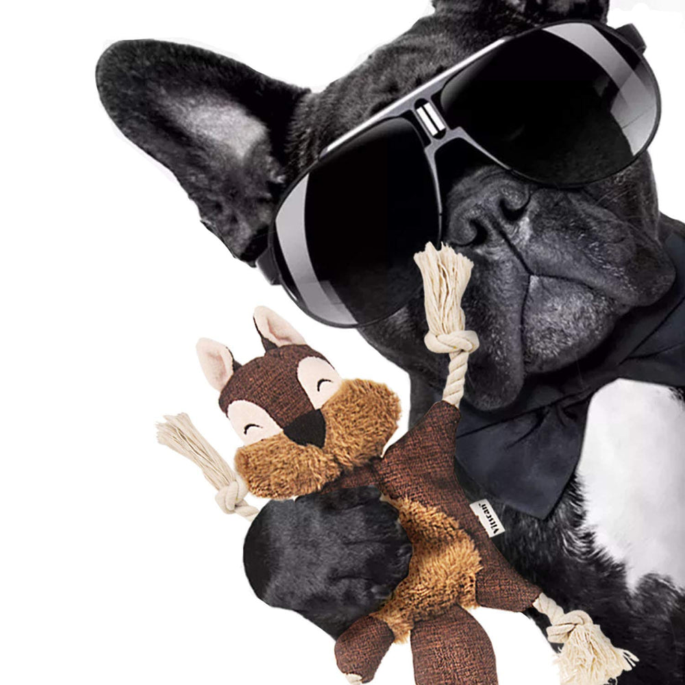 Vitscan Crinkle Dog Toy midair toss for playful flying action