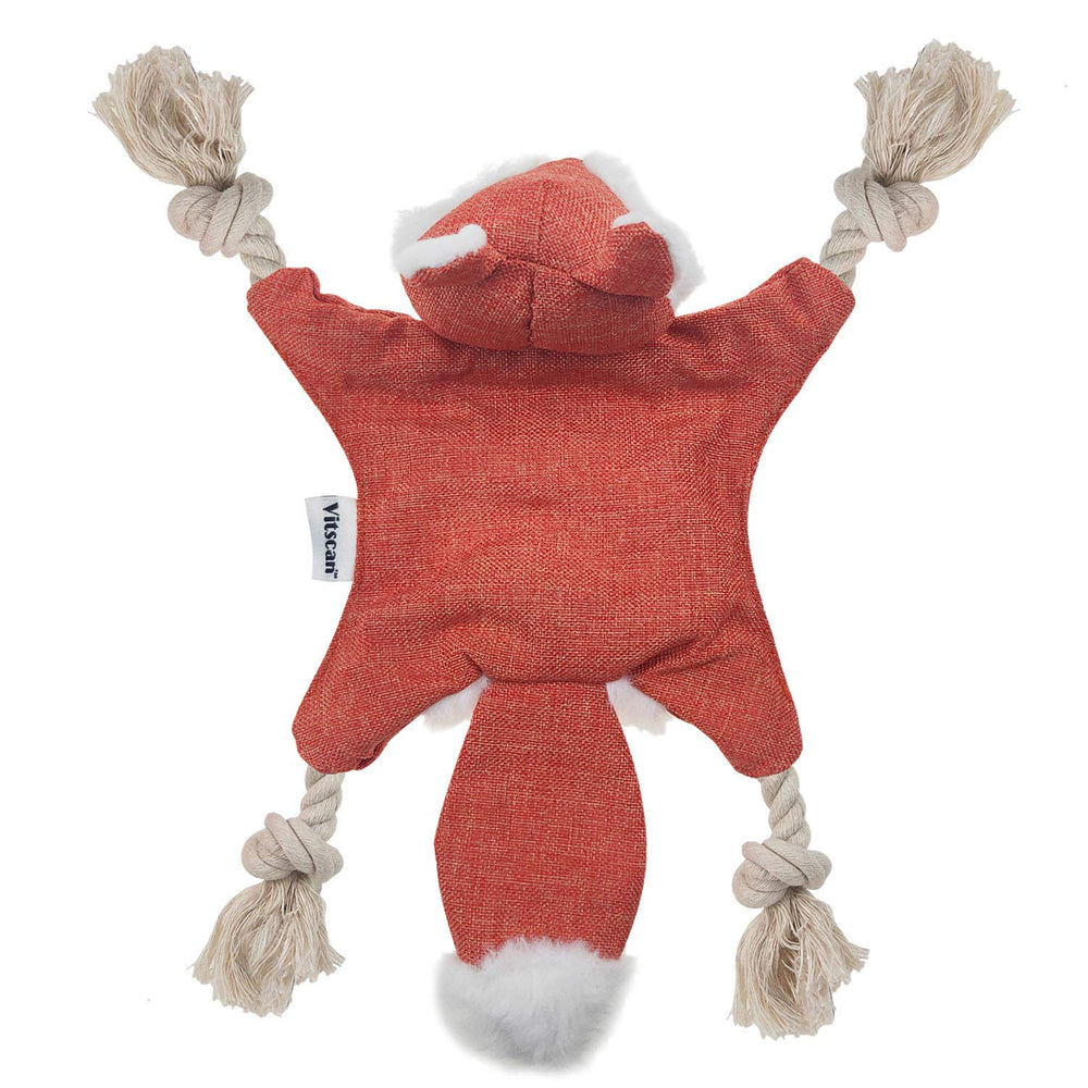 Vitscan Fox dog toy washable fabric for easy cleanup