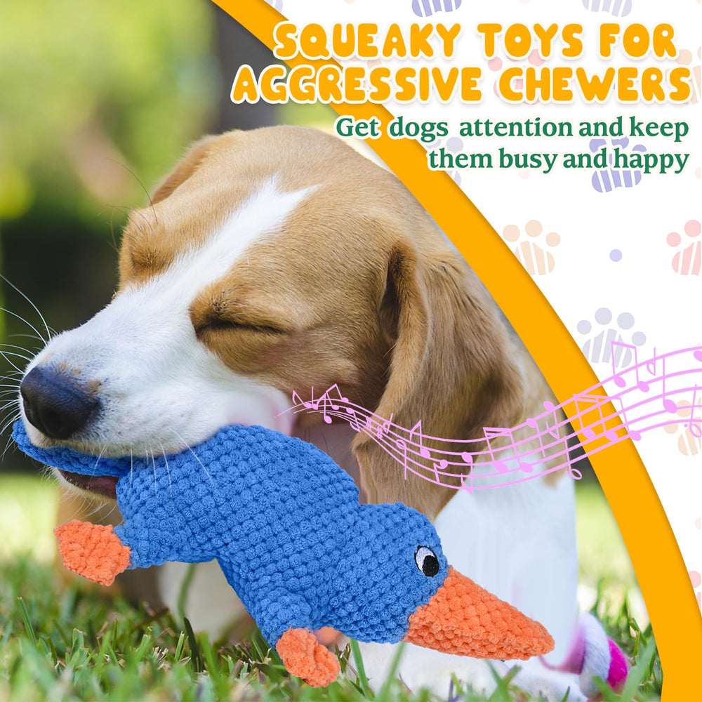 Vitscan platypus squeaky toy ideal for fetch and tug sessions.