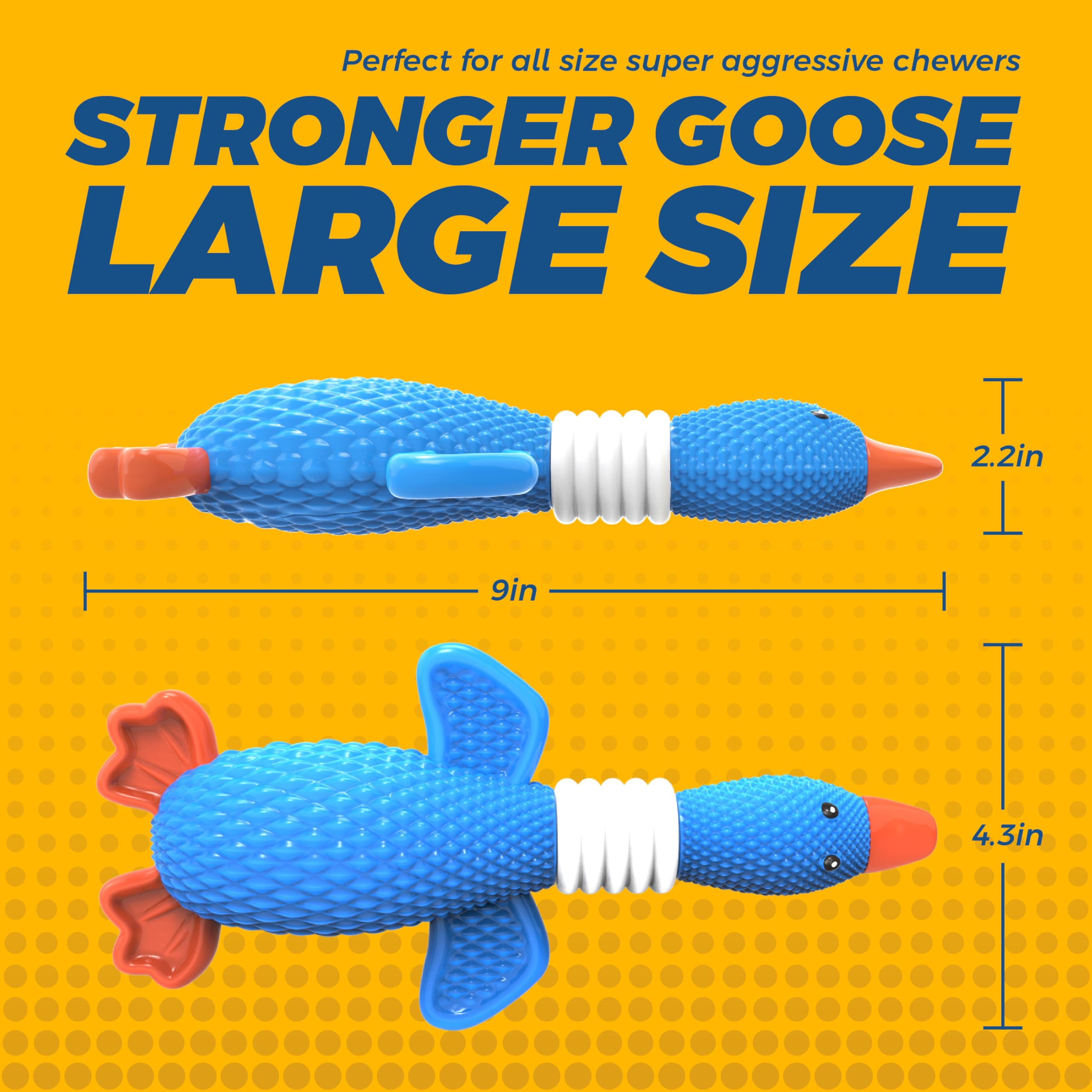 Vitscan goose toy holiday-gift—fun, interactive present for dogs during celebrations.