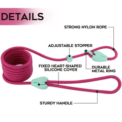 Viunimo 6ft leash in action shows easy on-off functionality for quick use.