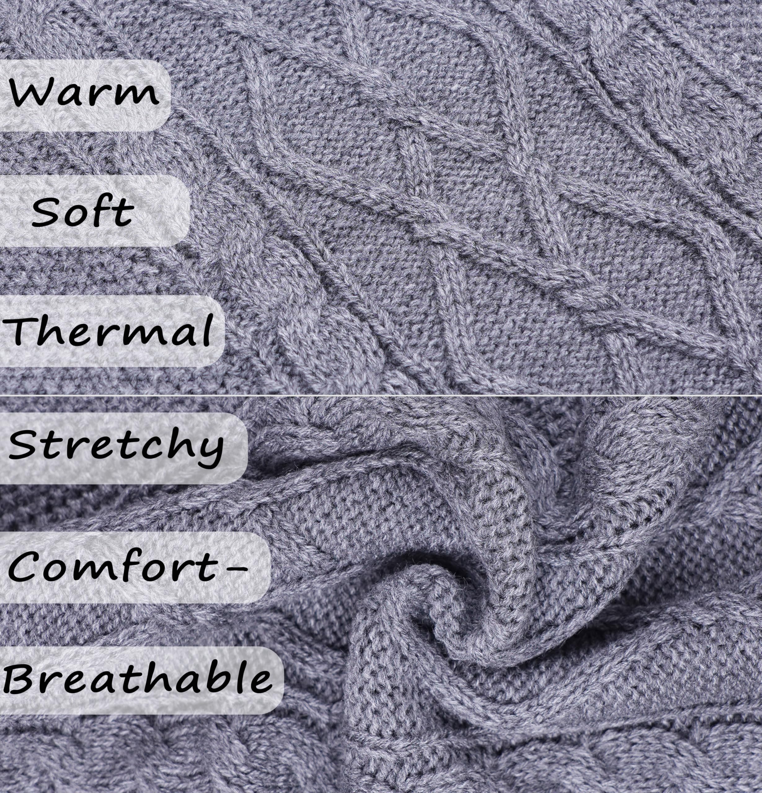 Viunimo XS dog sweater four color options classic knit style