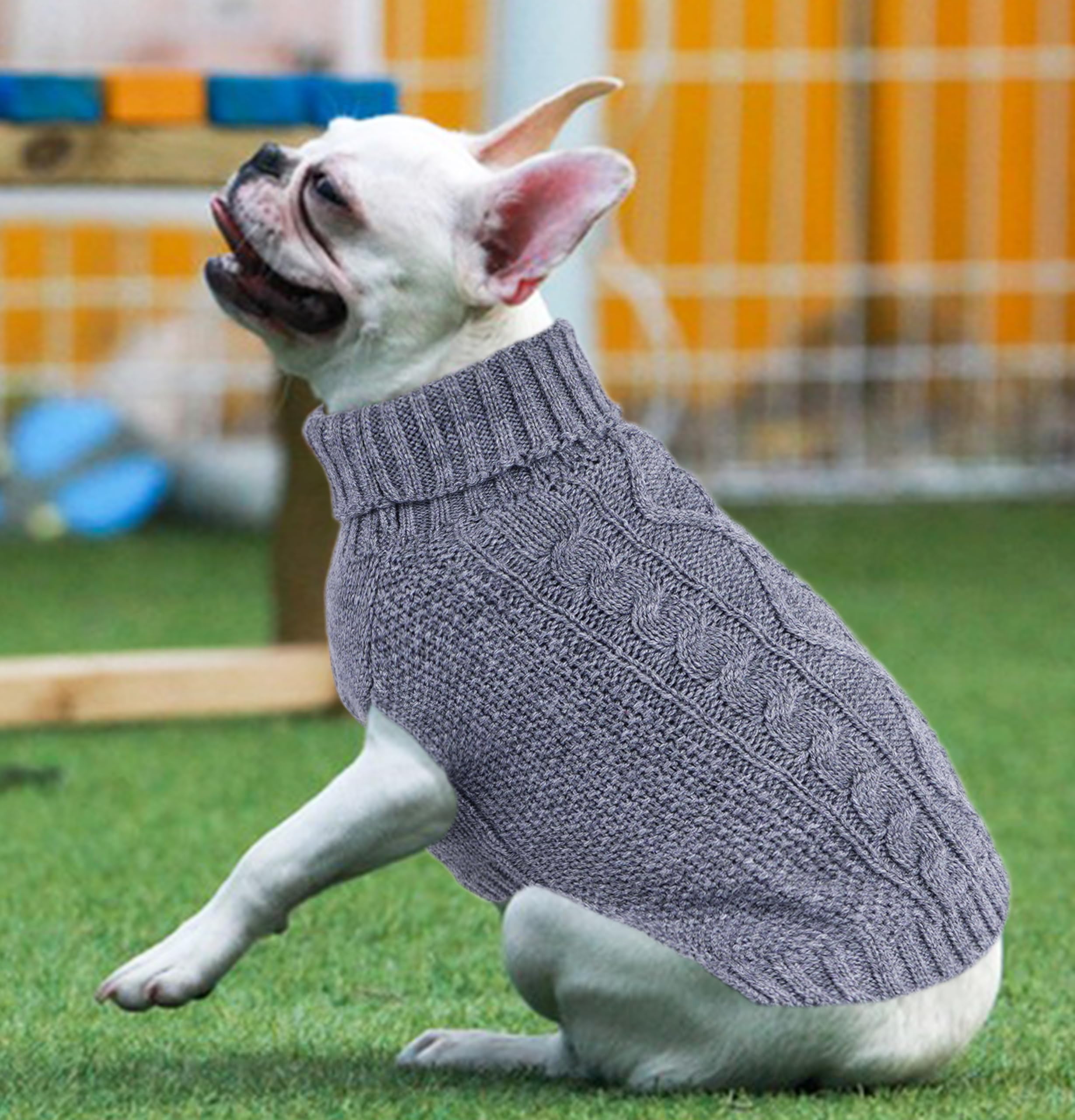 Viunimo XS dog sweater sleeveless design for easy on-off