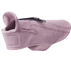 VIVAGLORY dog fleece coat neck Velcro enables quick on/off for easy outdoor strolls.