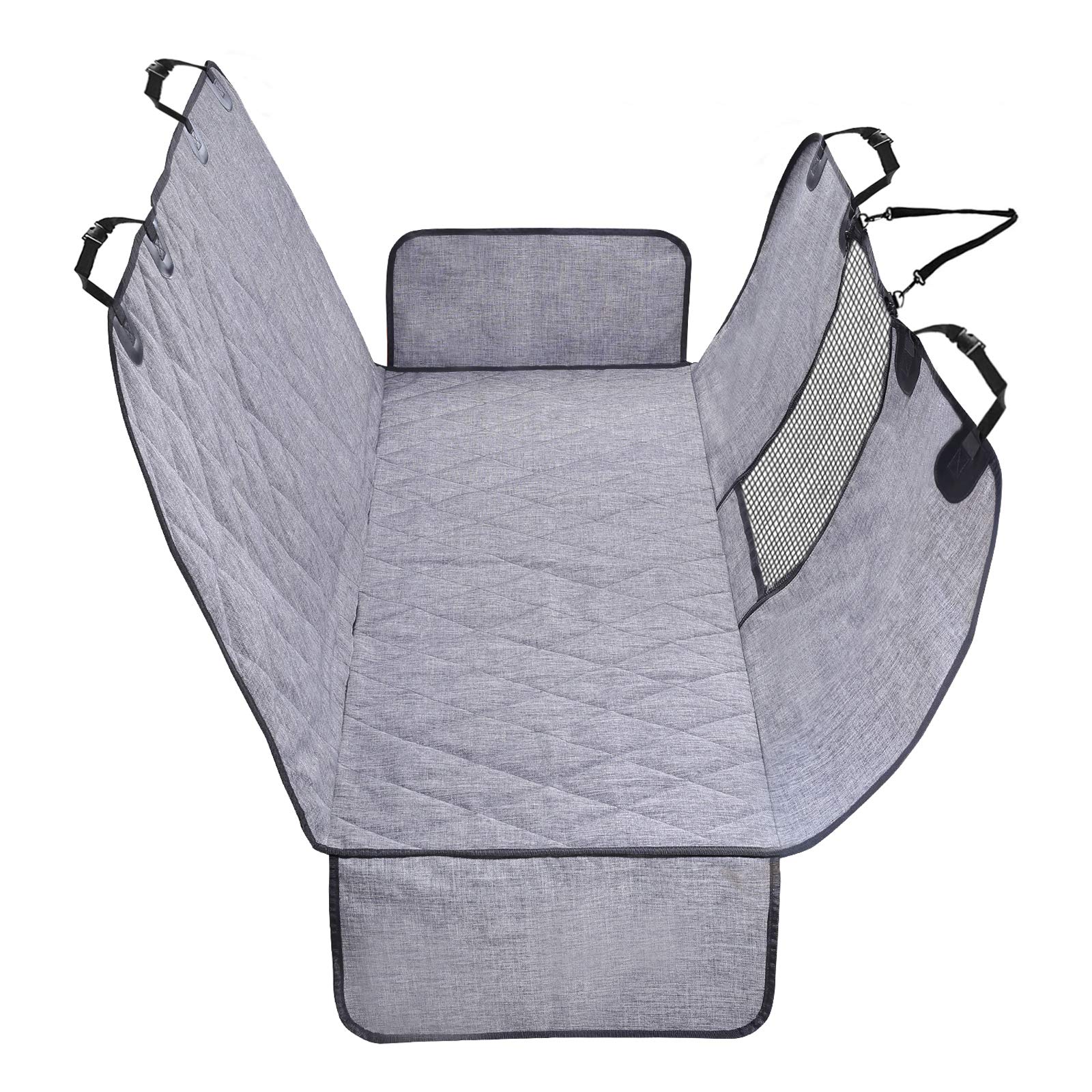 VIVAGLORY Easyhammock backseat setup keeps fur contained and paws secure.