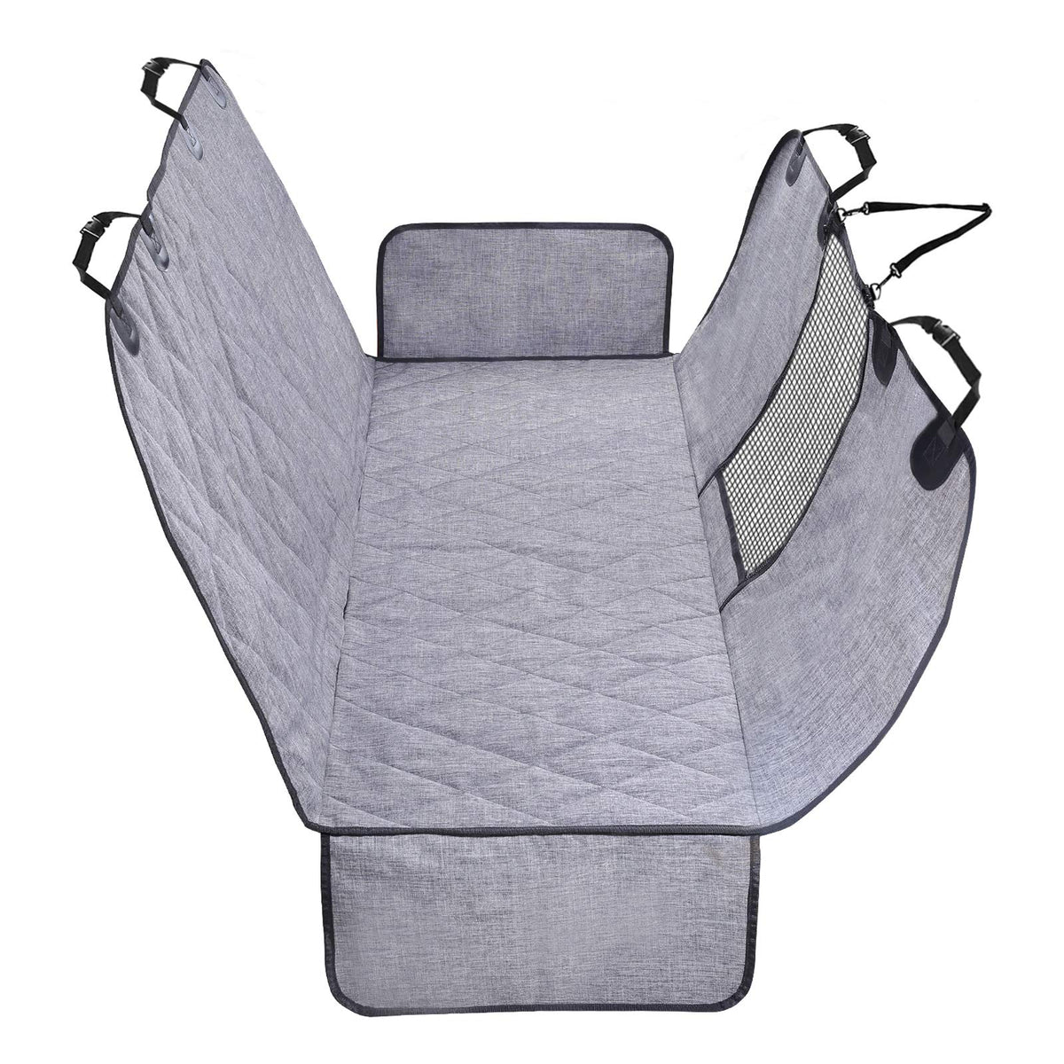 VIVAGLORY Easyhammock backseat setup keeps fur contained and paws secure.