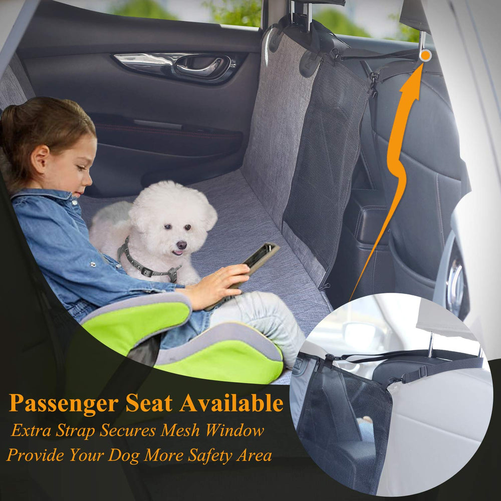 VIVAGLORY Easyhammock water-resistant fabric protects seats from spills.