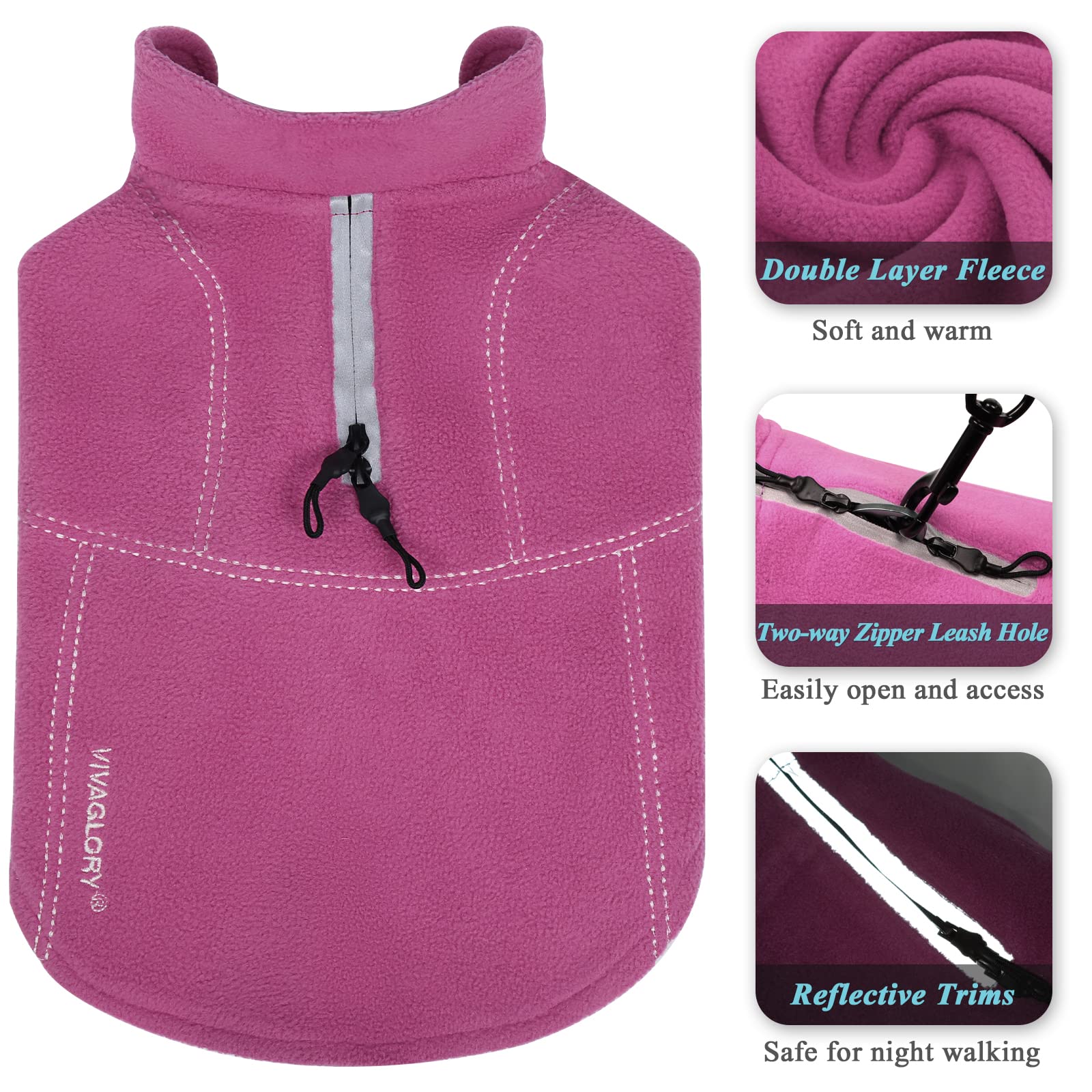 VIVAGLORY Softpad vest side view demonstrates flexible movement